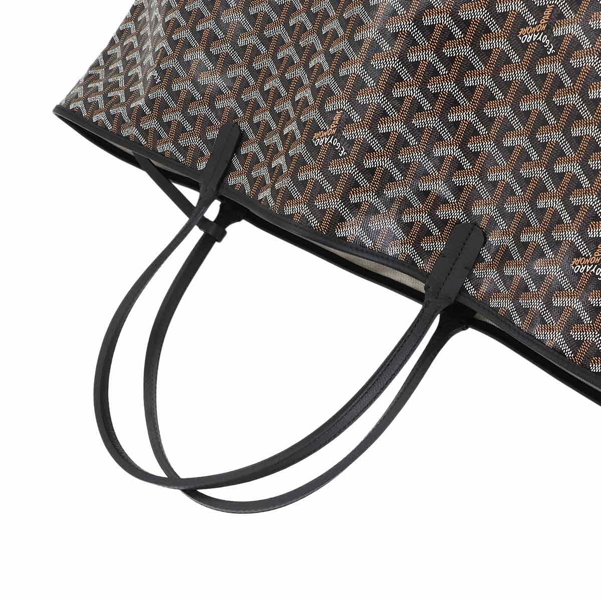 Saint Louis GM Tote Bag PVC Leather Black Unisex