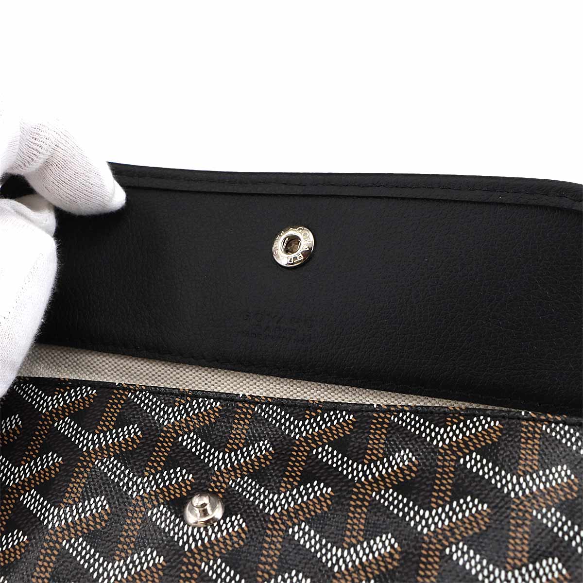 Saint Louis GM Tote Bag PVC Leather Black Unisex