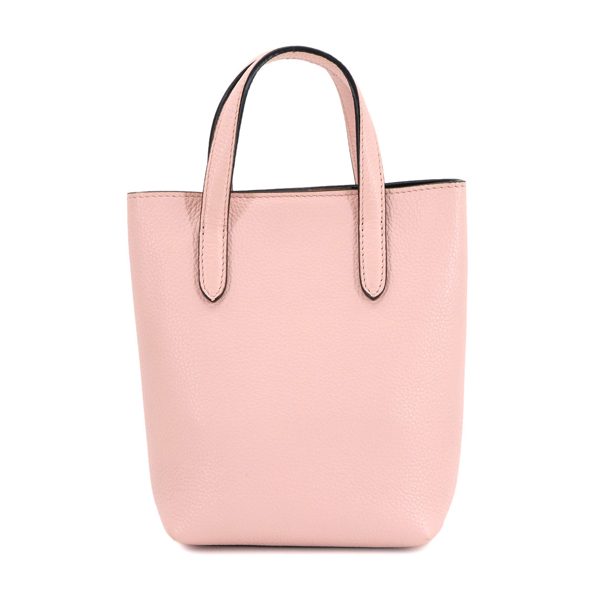 Gancini Hand Shoulder Bag Leather Pink Purse