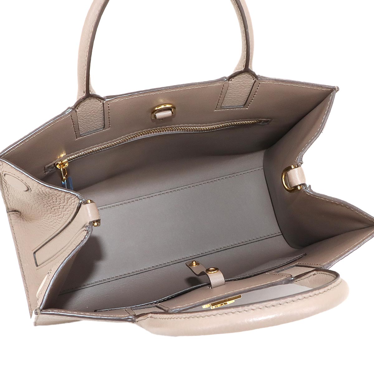 Mini Frances Hand Shoulder Bag Leather Gray 80584371 Purse