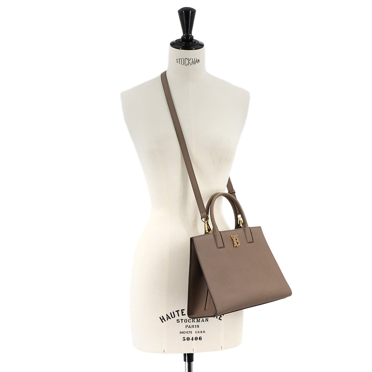 Mini Frances Hand Shoulder Bag Leather Gray 80584371 Purse