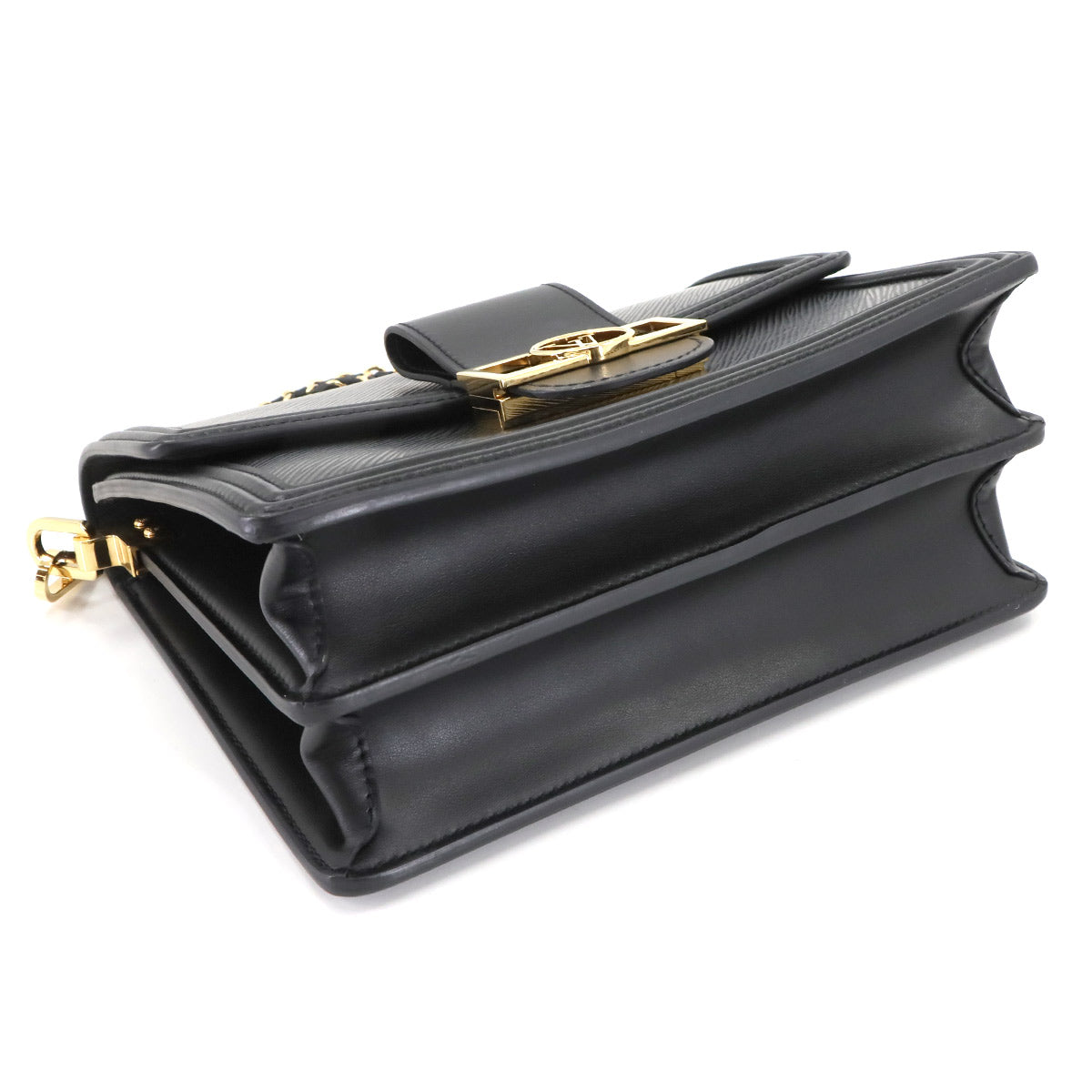 Epi Dauphine NV MM Shoulder Bag Leather Black M56141