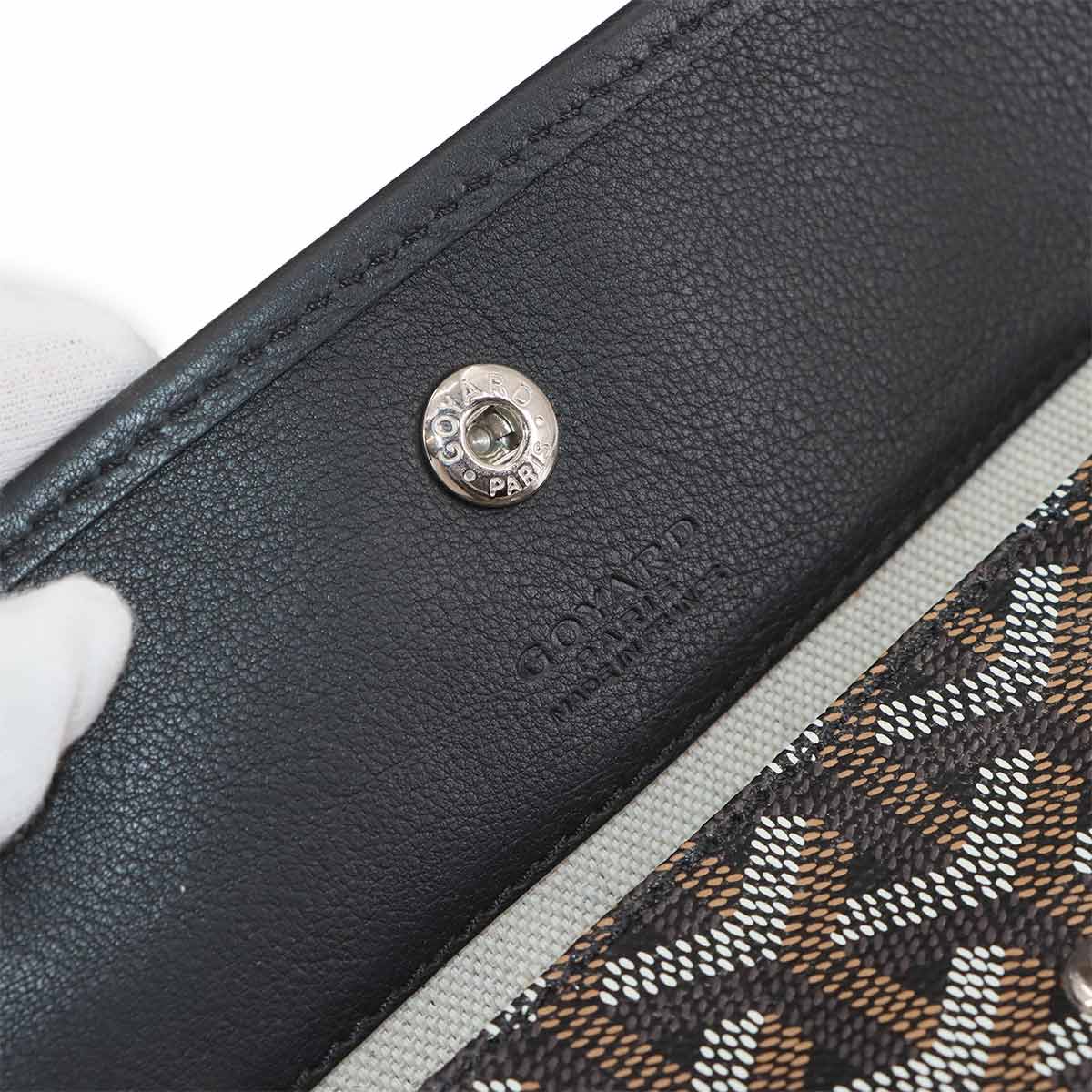 Saint Louis GM Tote Bag PVC Leather Black Unisex