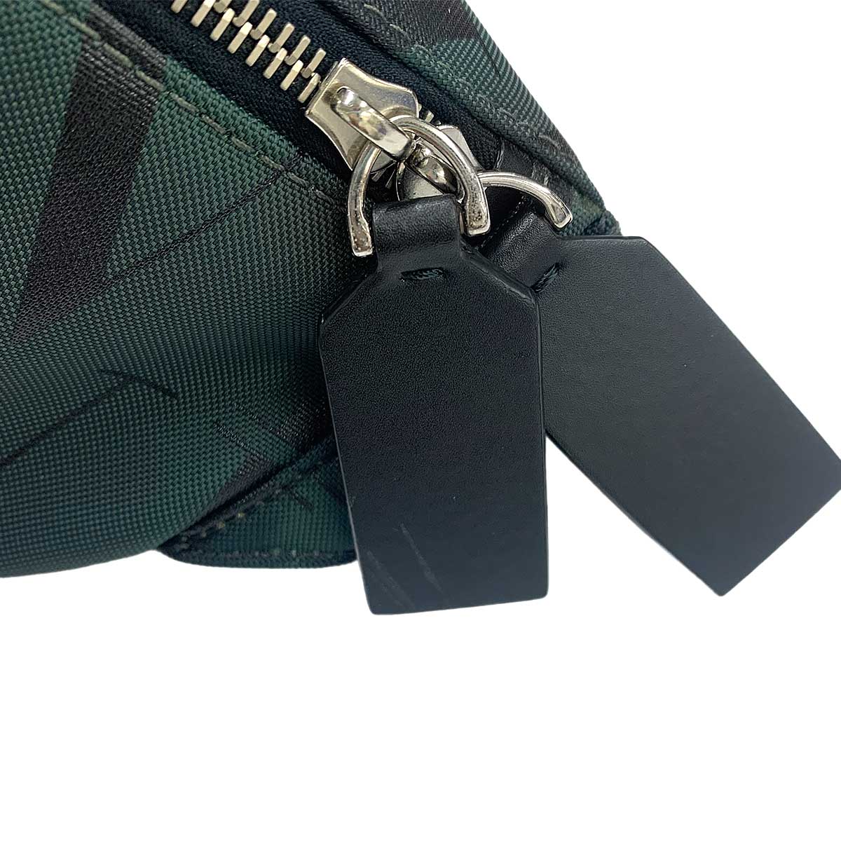 VLTN Belt Bag CrossBody Waist Bag Canvas Green Black