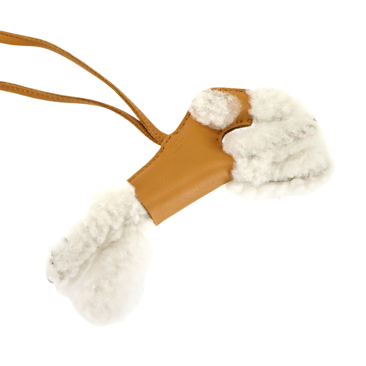 Budy Dog Bag Charm Agneau Milo Mouton Sesame