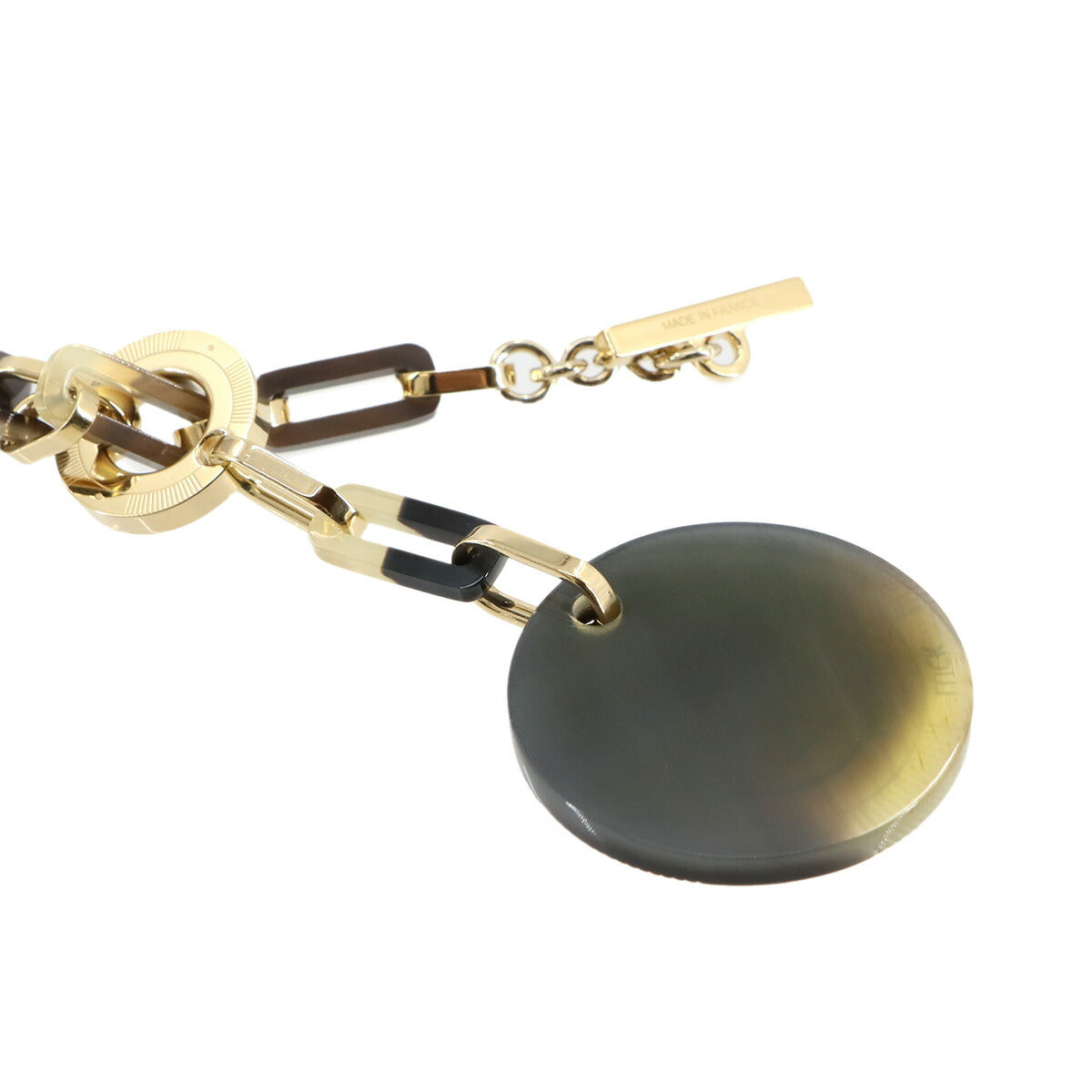 Faites Vos Jeux Necklace Buffalo Horn Brown Gold Accessory