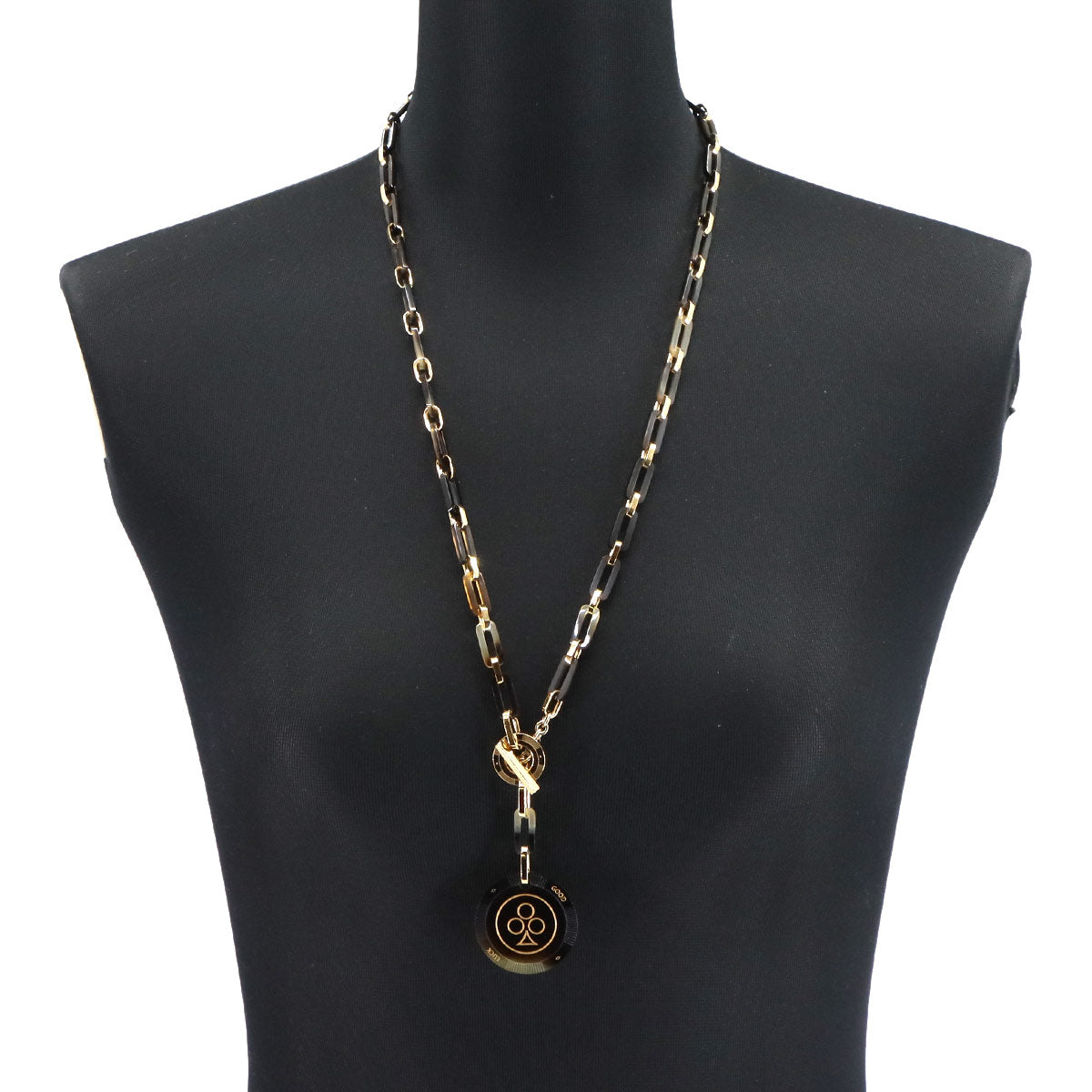 Faites Vos Jeux Necklace Buffalo Horn Brown Gold Accessory