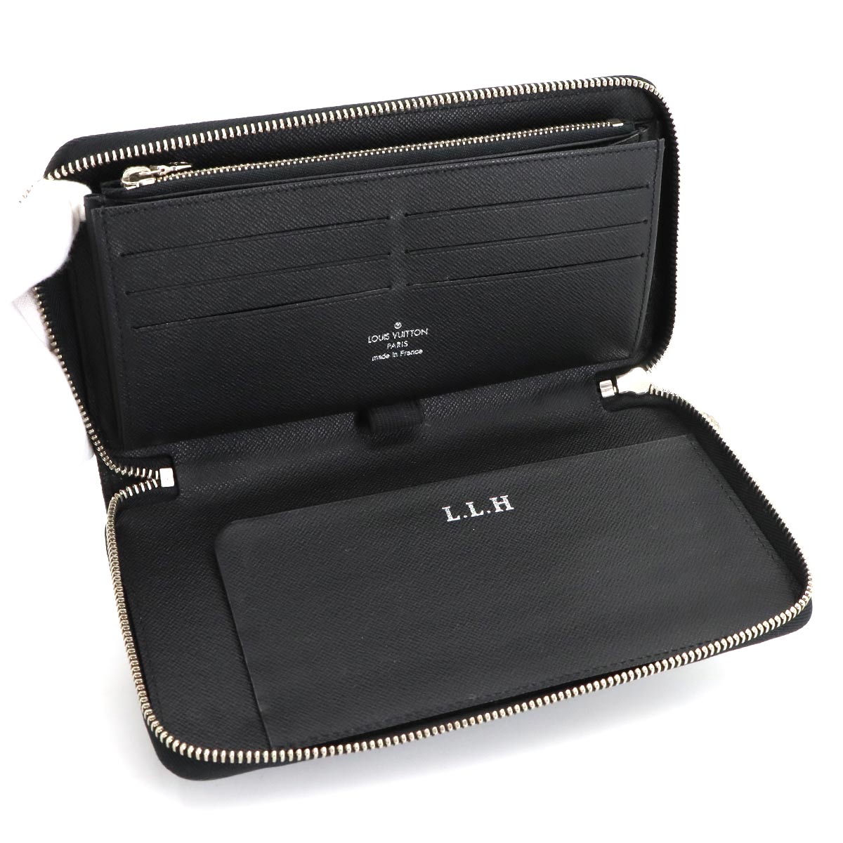 Epi Zippy Organizer Long Wallet Leather Noir M63852