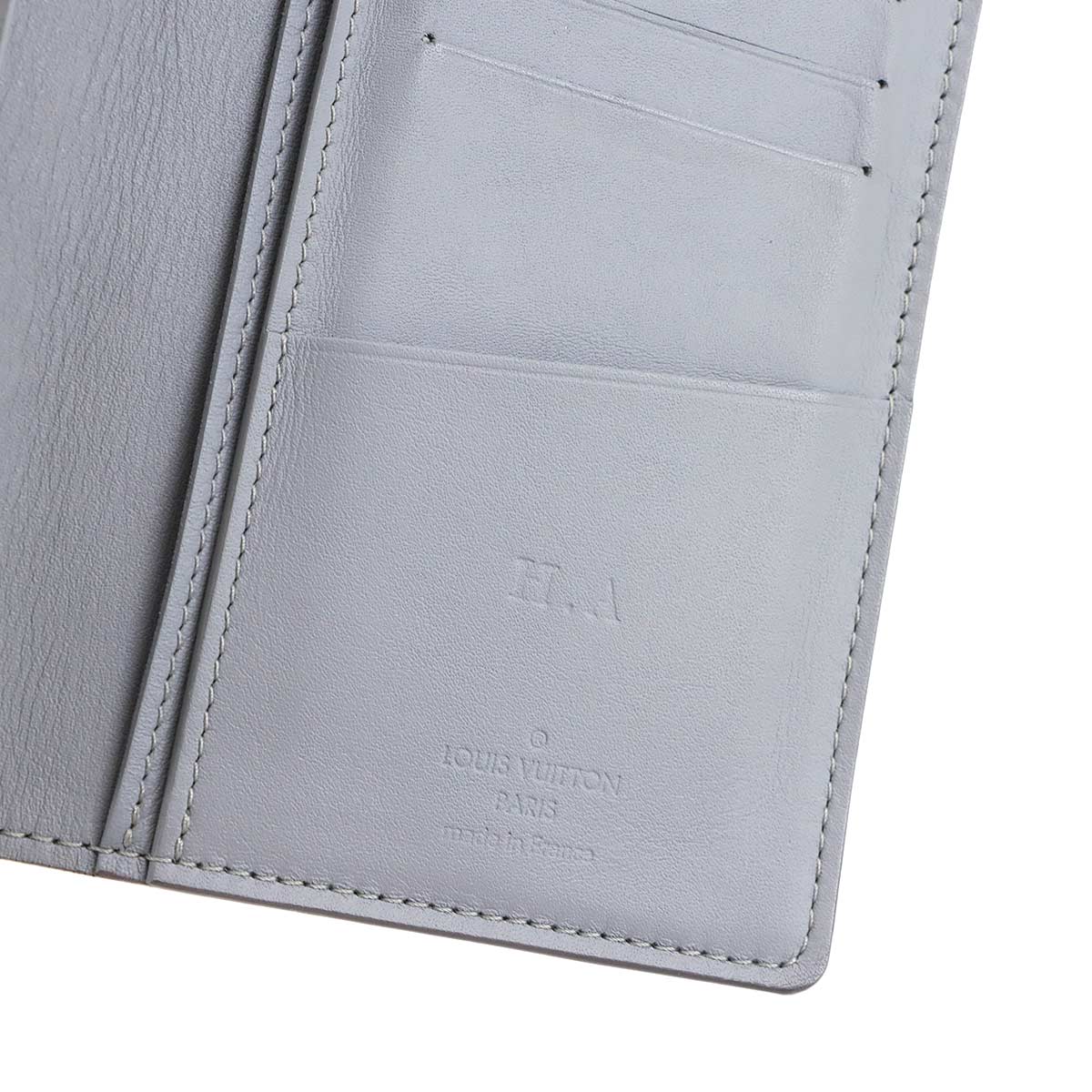 Damier Infini Brazza Long Wallet Gray N60335 Purse