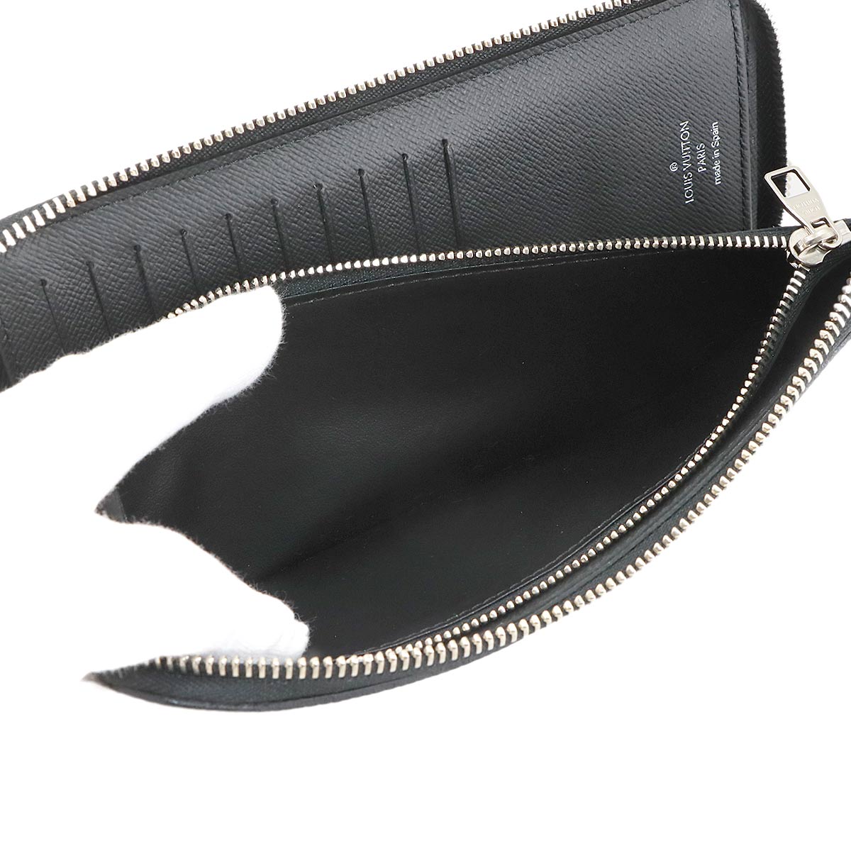 Epi Zippy Wallet Vertical Leather Noir M60965