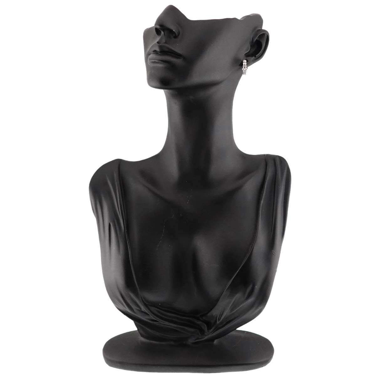 Diamond 0.22ct/0.22ct Earrings Pierced 18K K18 WG 750