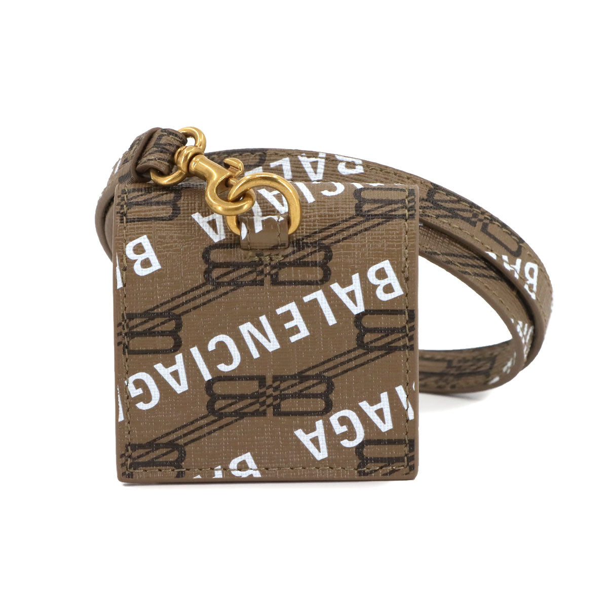 BB Monogram AirPods Case PVC Brown 702589