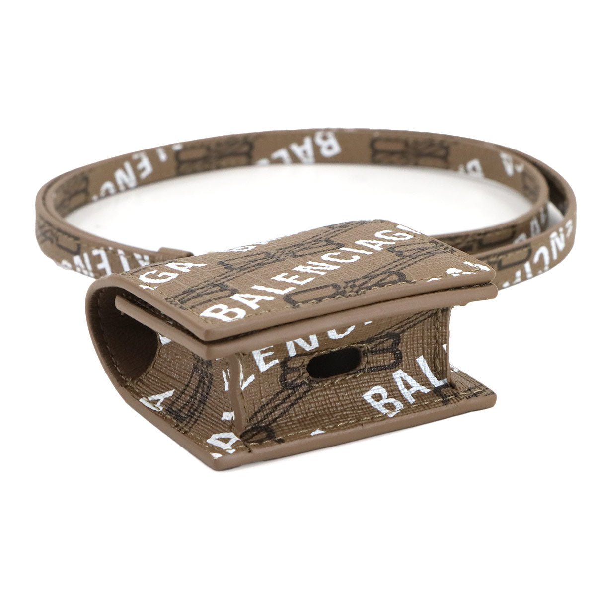 BB Monogram AirPods Case PVC Brown 702589