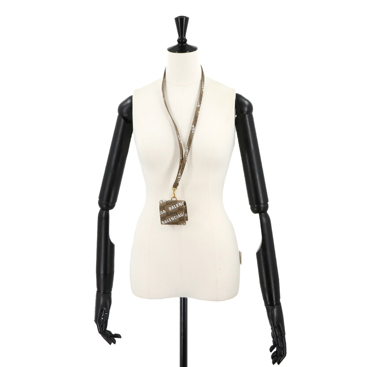 BB Monogram AirPods Case PVC Brown 702589