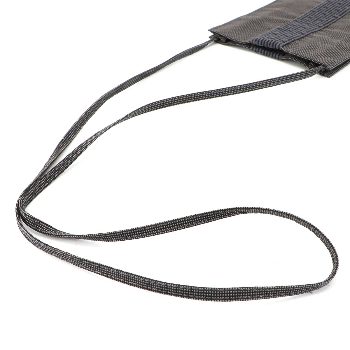 Herline Pochette Shoulder Bag Canvas Gray Purse