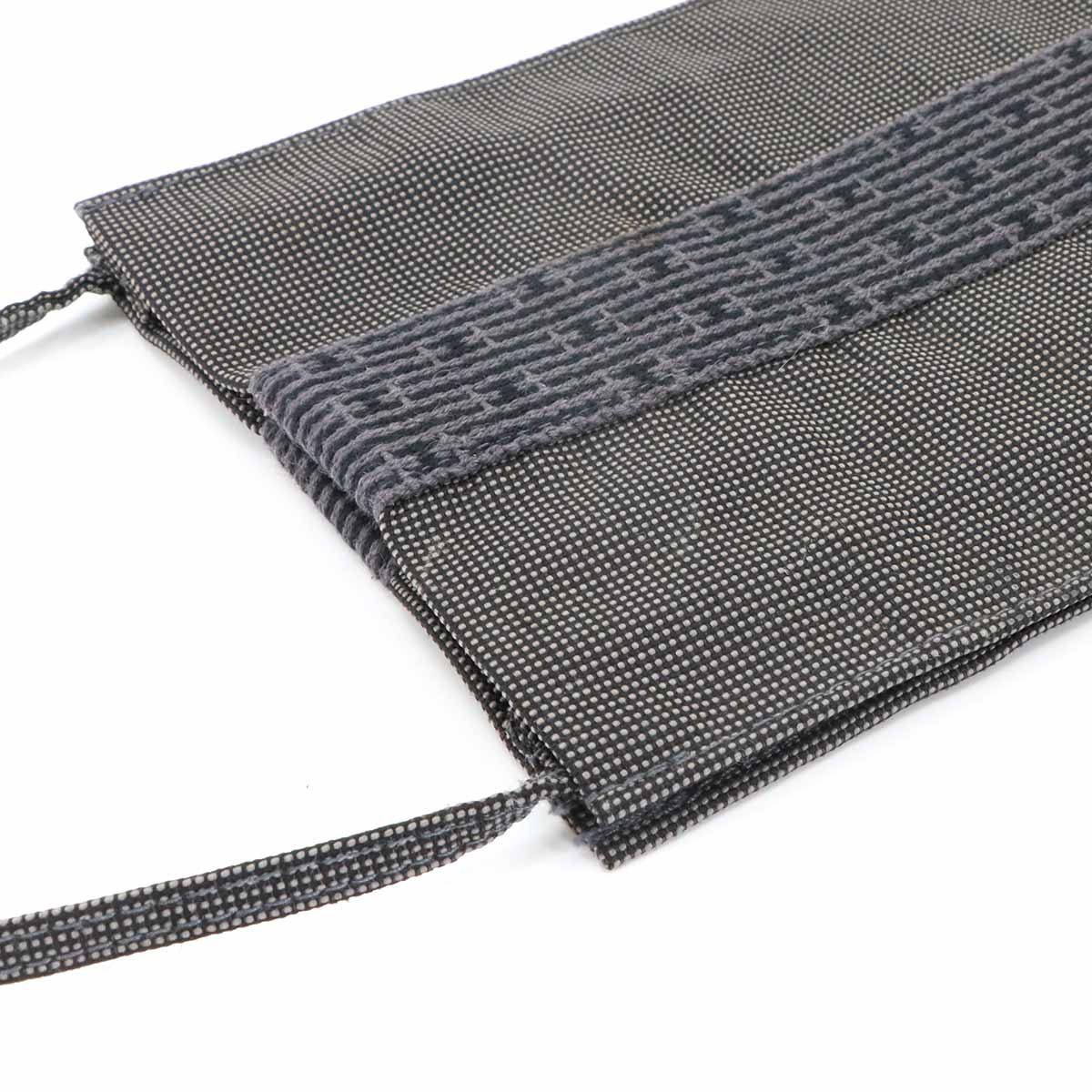 Herline Pochette Shoulder Bag Canvas Gray Purse