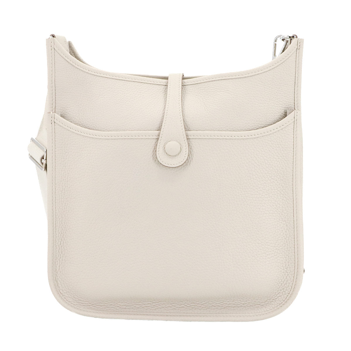 Everlyne 3 PM Shoulder Bag Taurillon Clemence Beton Purse