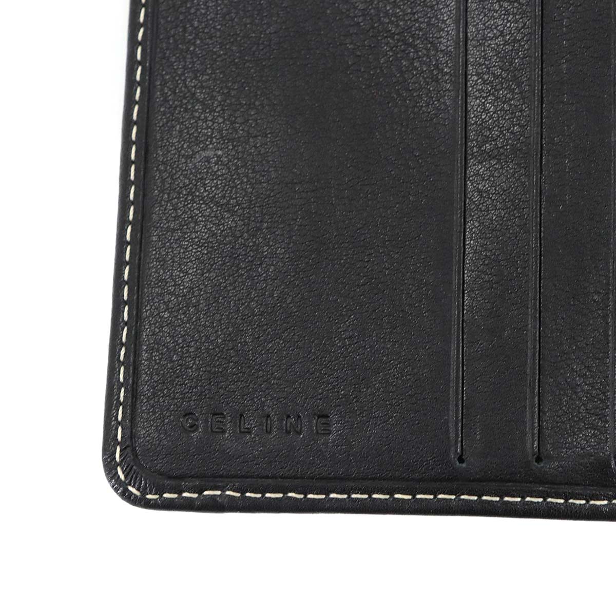 Macadam Compact Wallet Canvas Leather Gray Black Purse