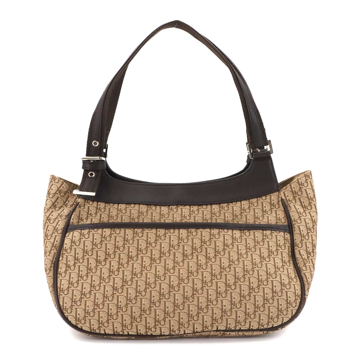 Trotter Street Chic Diorissimo Hand Bag Canvas Brown