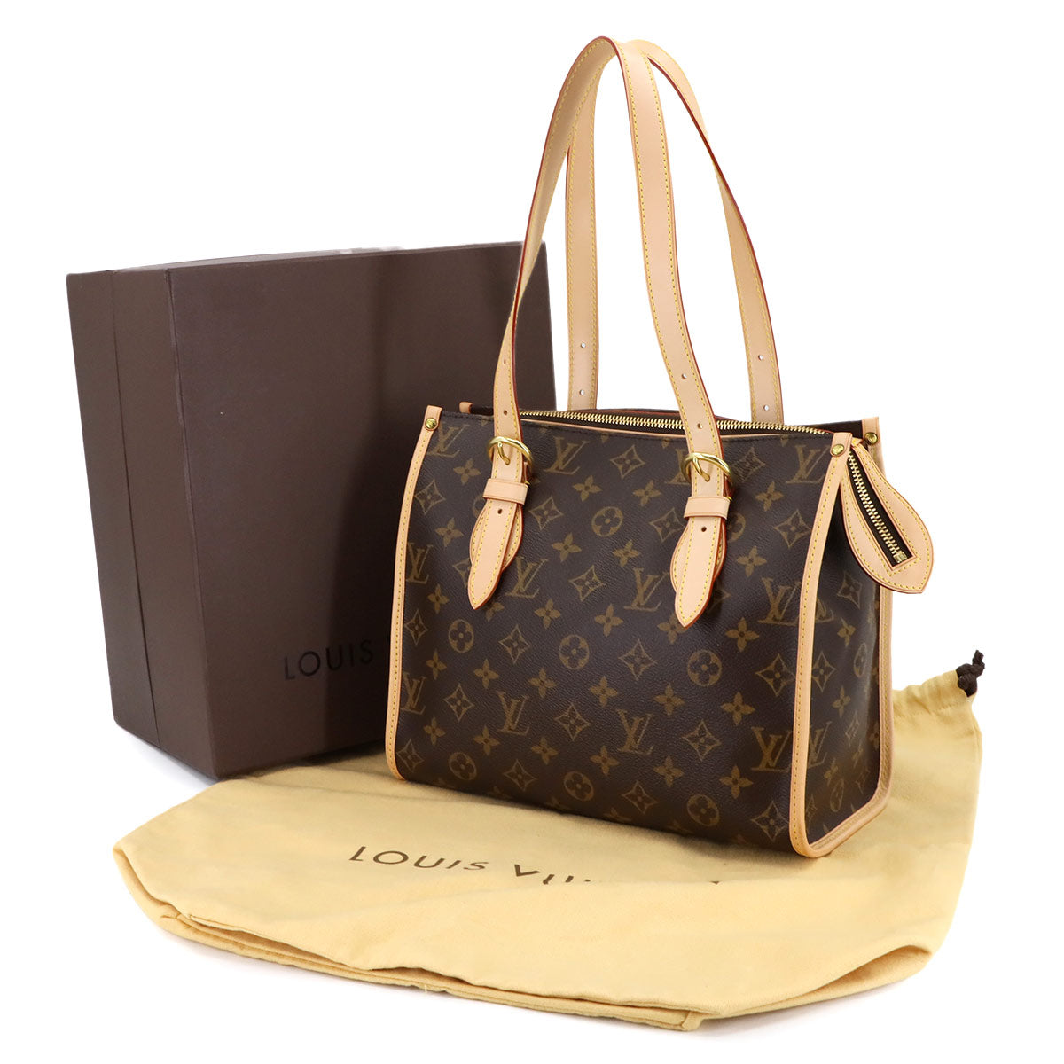 Monogram Popincourt Haut Tote Bag Brown M40007 Purse