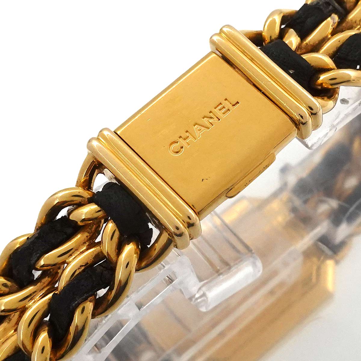 Premiere Size XL H0001 Vintage Quartz Black Dial Ladies Watch