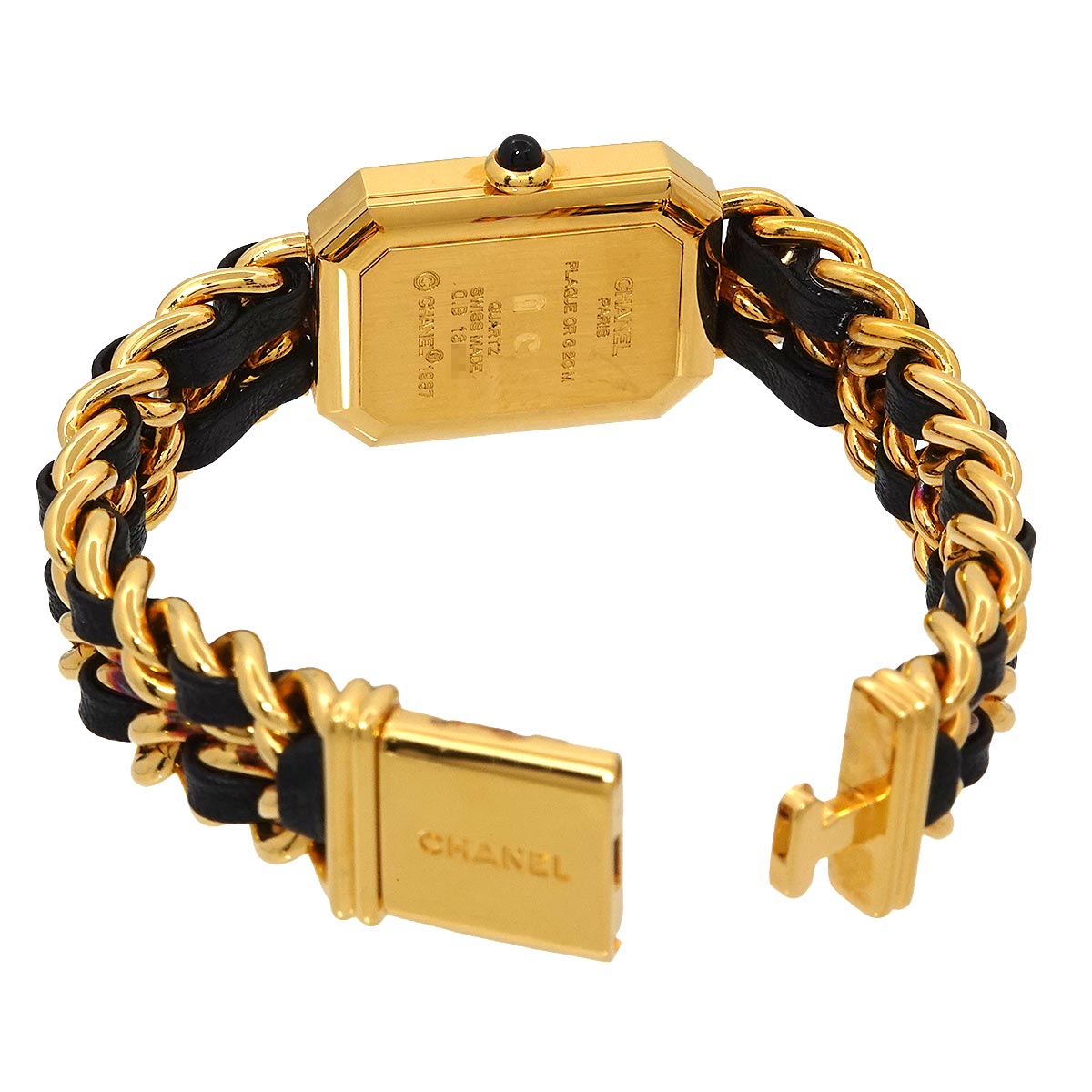 Premiere Size M H0001 Vintage Quartz Black Dial Ladies Watch