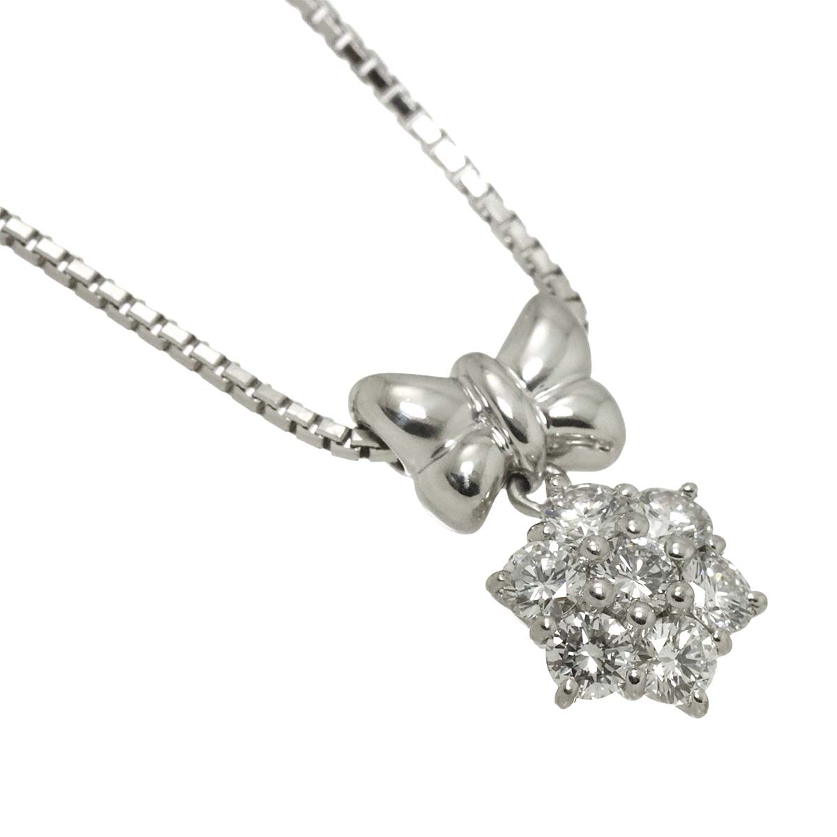 Diamond 0.50ct Necklace Pt Platinum