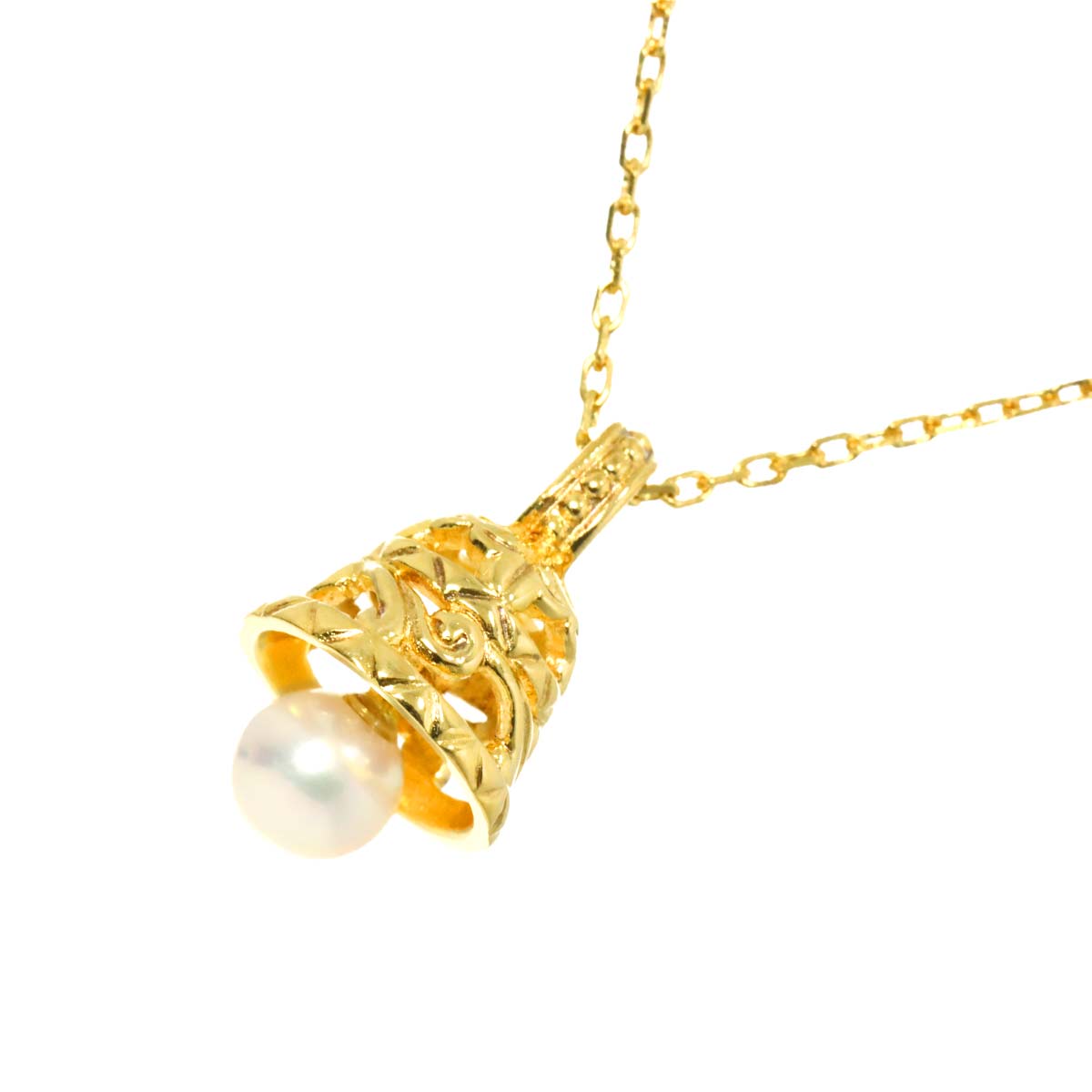Akoya Pearl 5.4mm Necklace 18K YG 750