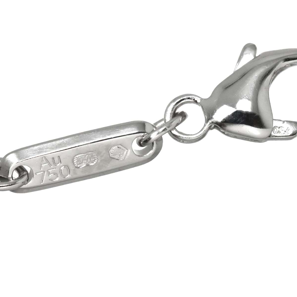 Happy Diamond Bubble Necklace 18K WG 750