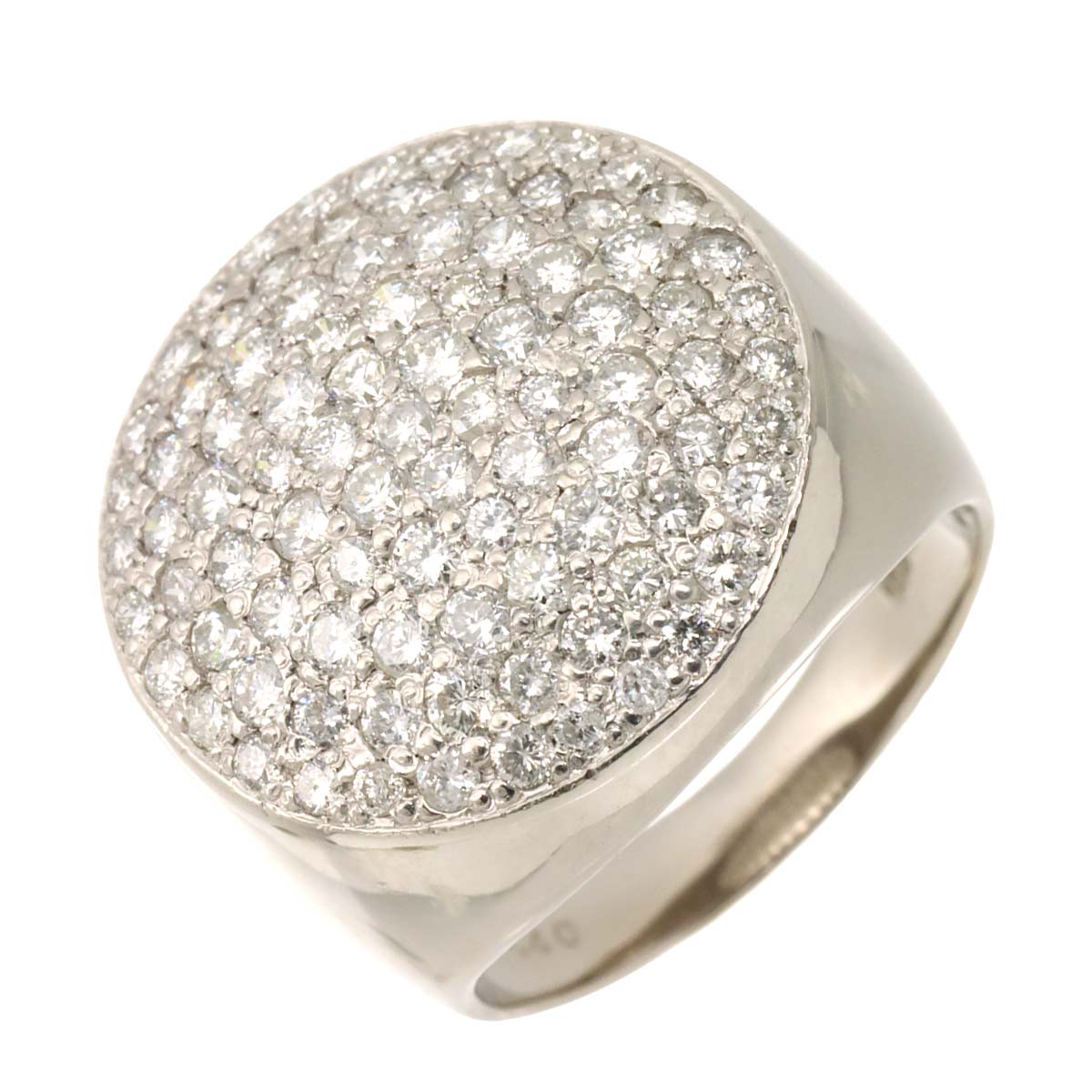 Diamond 2.40ct Ring Pt Platinum size8.25(US)