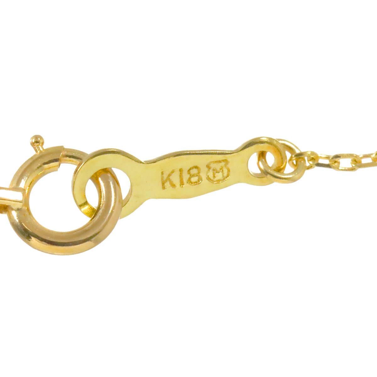 Akoya Pearl 7.0mm Diamond Necklace 18K Yellow Gold 750