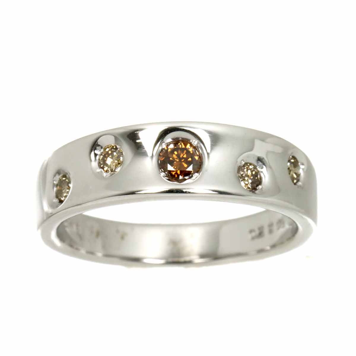 Diamond 0.22ct Ring 18K WG 750 size 7.25(US)