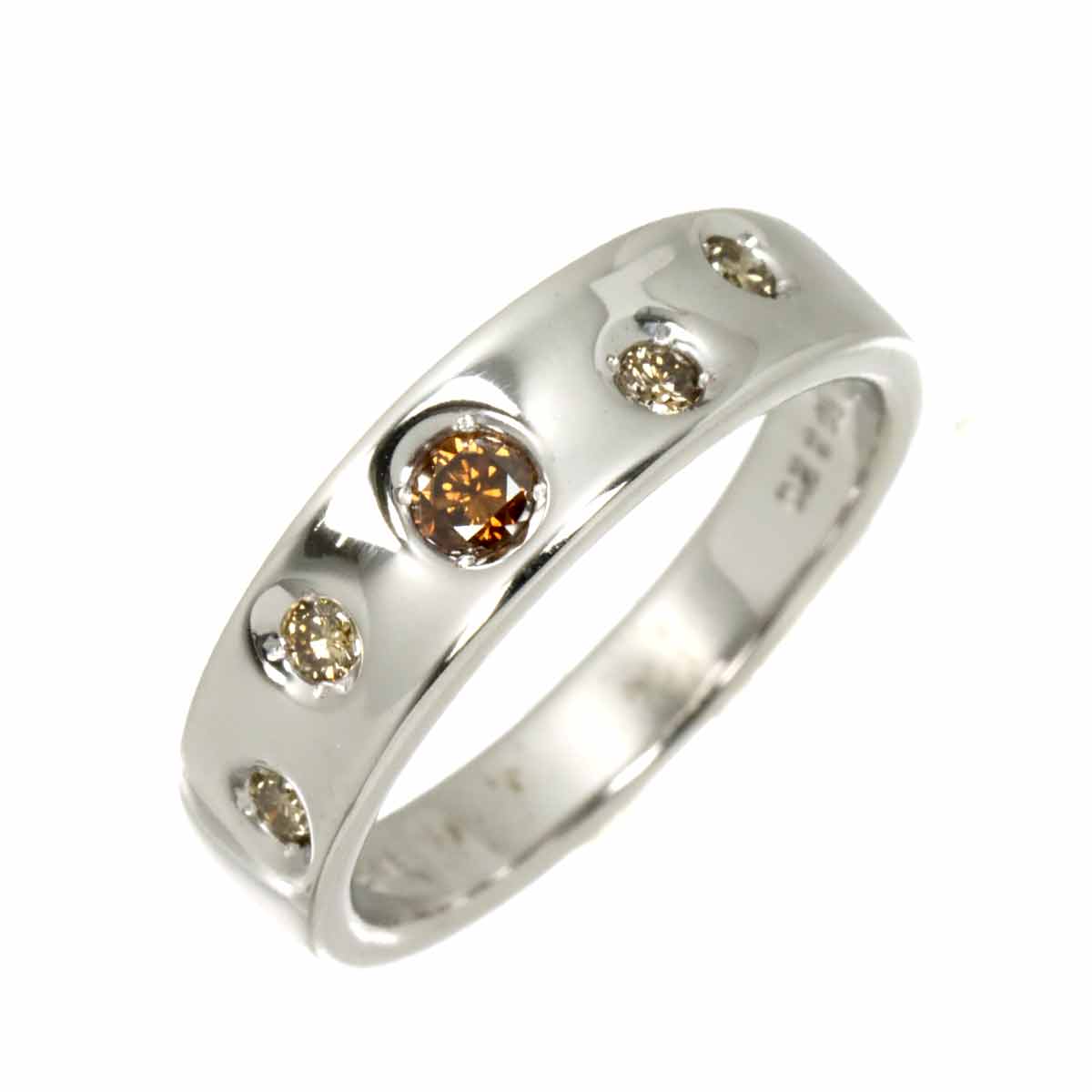 Diamond 0.22ct Ring 18K WG 750 size 7.25(US)