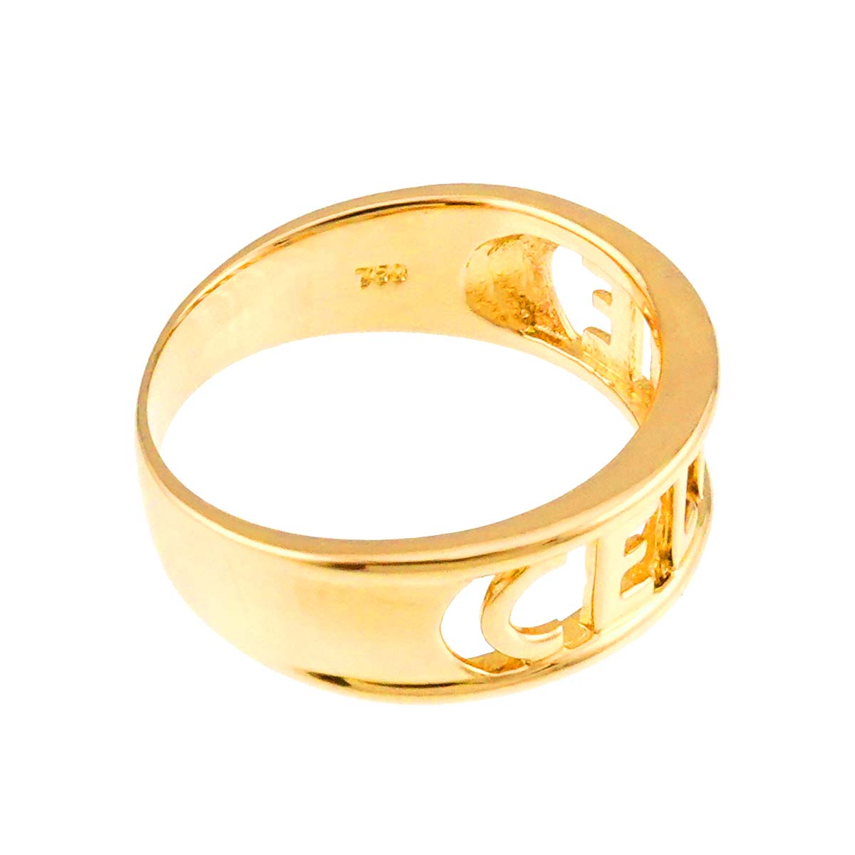 Ring 18K Yellow Gold 750 size6-6.25(US)