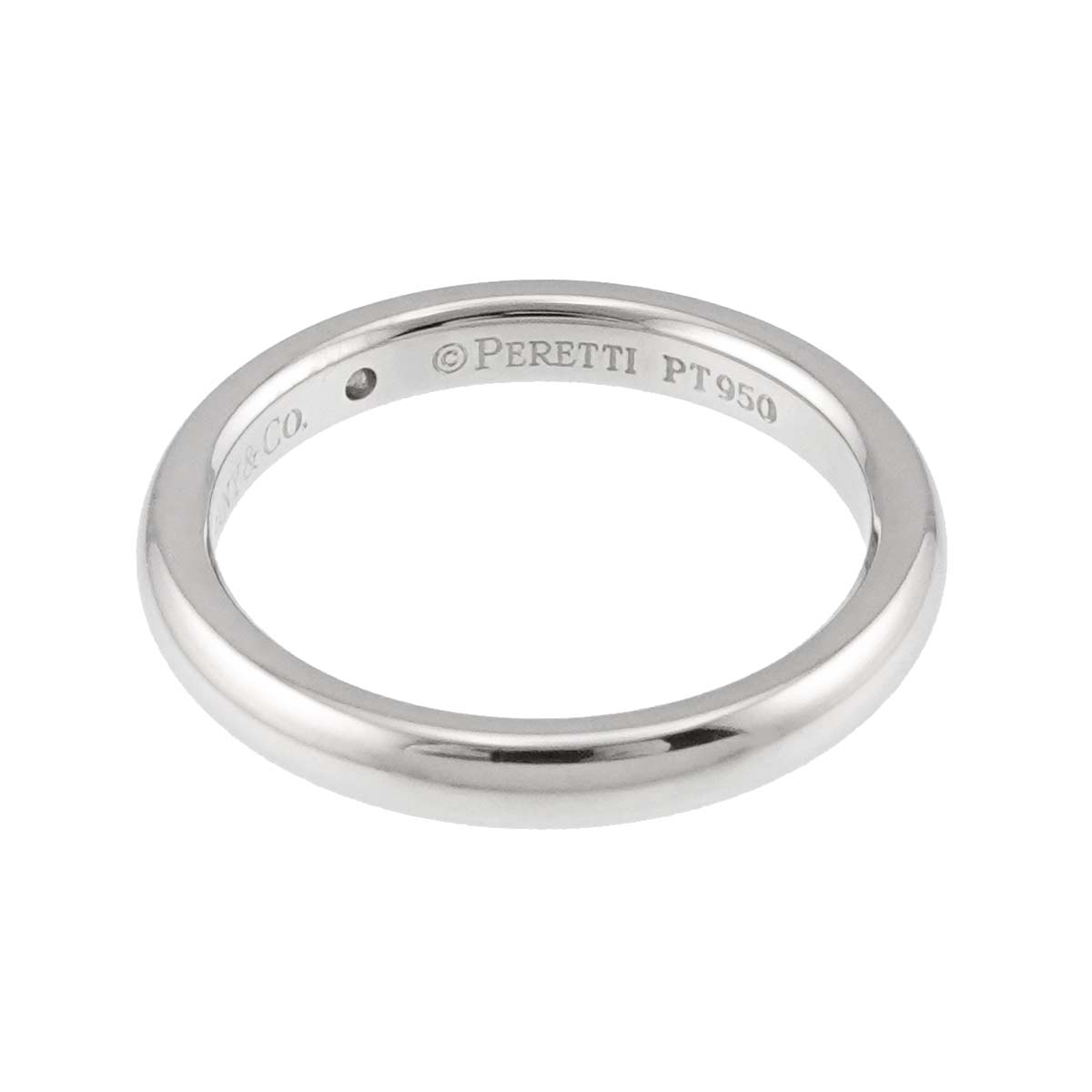 Stacking Band Ring Diamond 1P Platinum Size4.75-5(US)