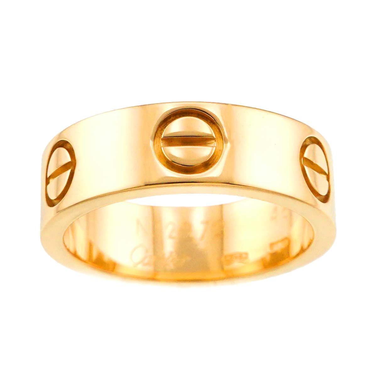 Love Ring 18K YG Yellow Gold 750 size48 4(US)