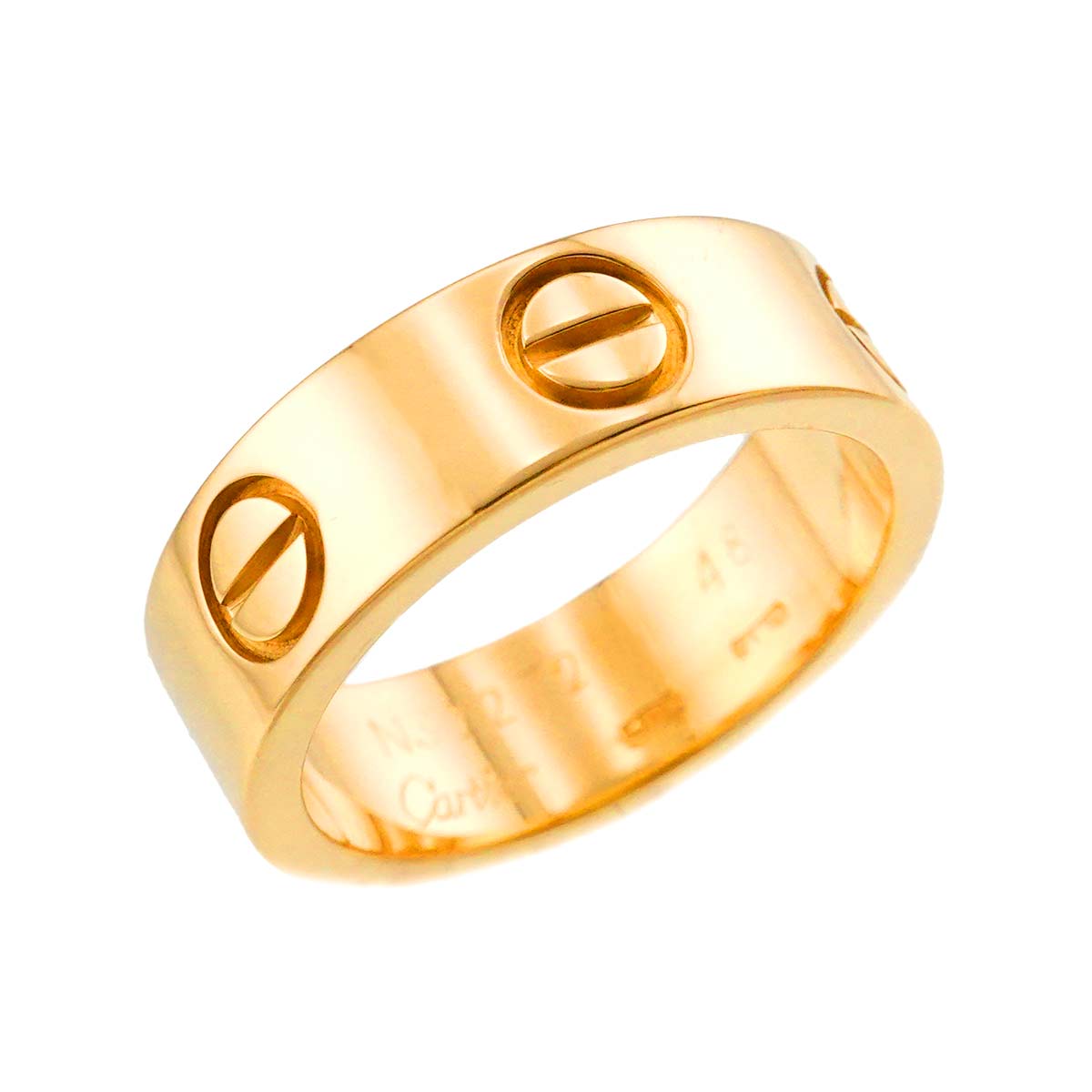 Love Ring 18K YG Yellow Gold 750 size48 4(US)