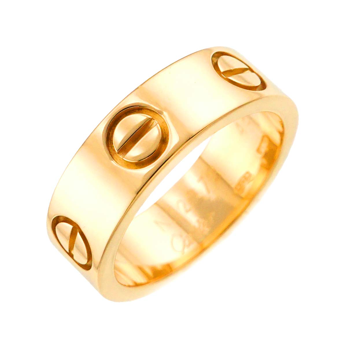 Love Ring 18K YG Yellow Gold 750 size48 4(US)