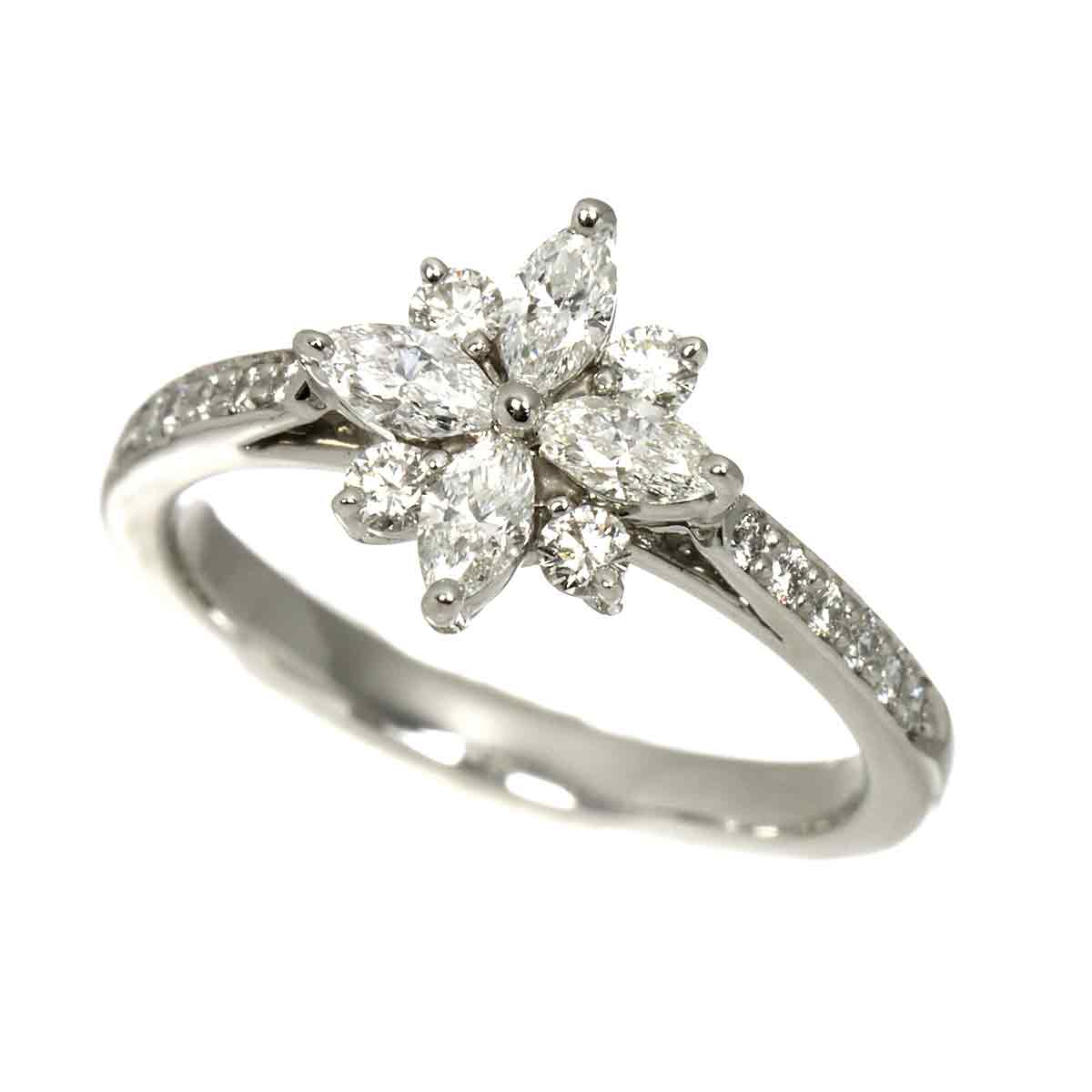 Victoria Diamond Ring Platinum Size3.75(US)