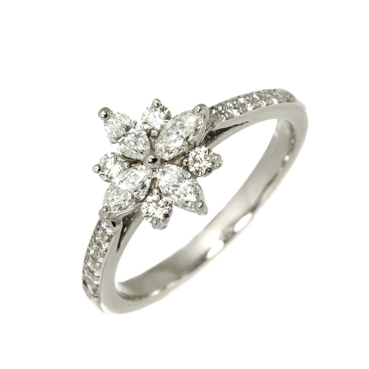 Victoria Diamond Ring Platinum Size3.75(US)