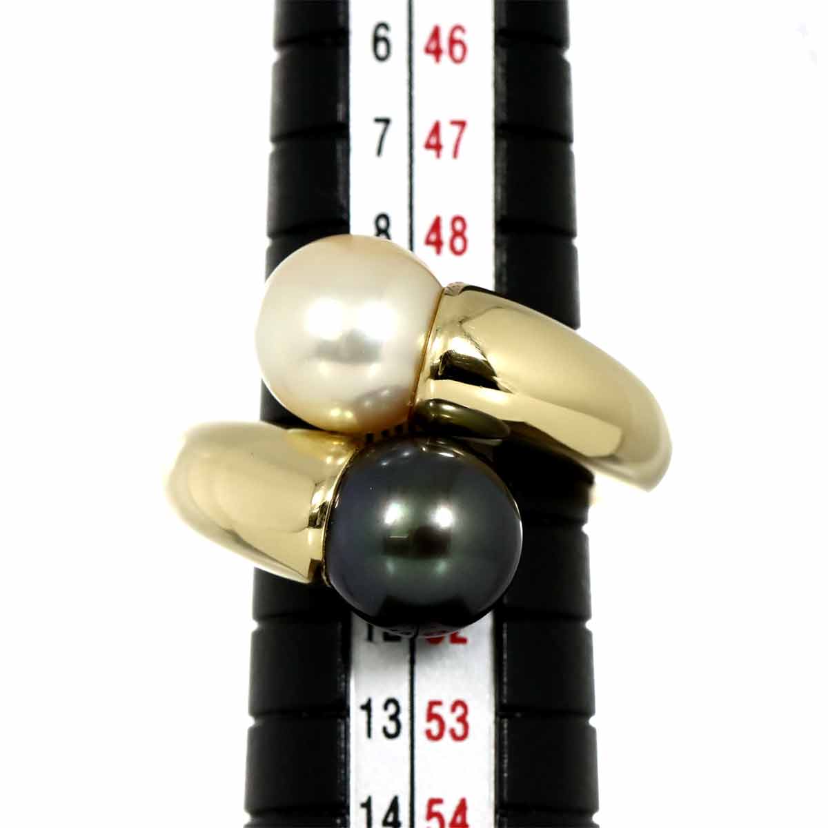 South Sea pearl Ring 18K Yellow Gold 750 size51 5.5-5.75(US)