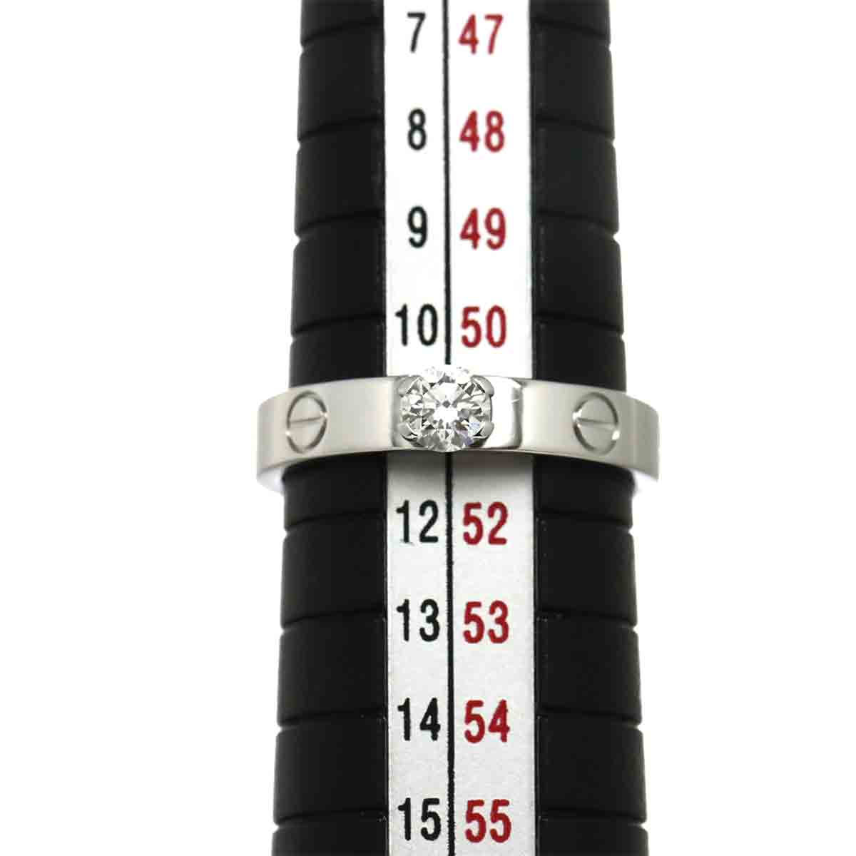 Mini Love Diamond 0.26ct Ring 18K WG 750 size51 5.5-5.75(US)