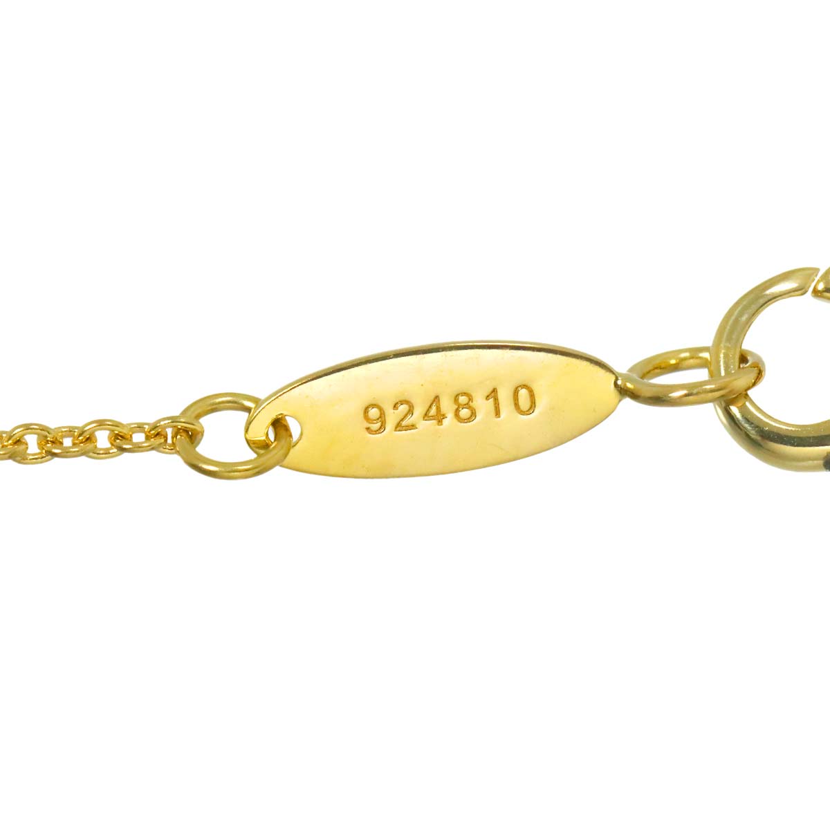 Lily Cluster Mini Diamond Necklace 18K Yellow Gold 750