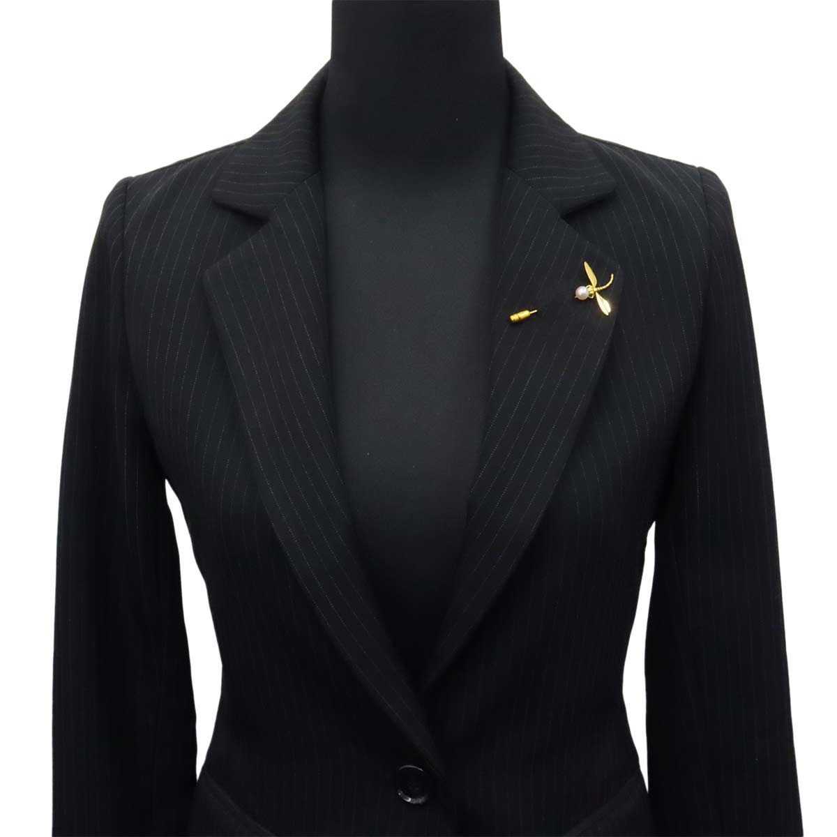 Akoya Pearl 6.7mm Pin Brooch 18K YG 750