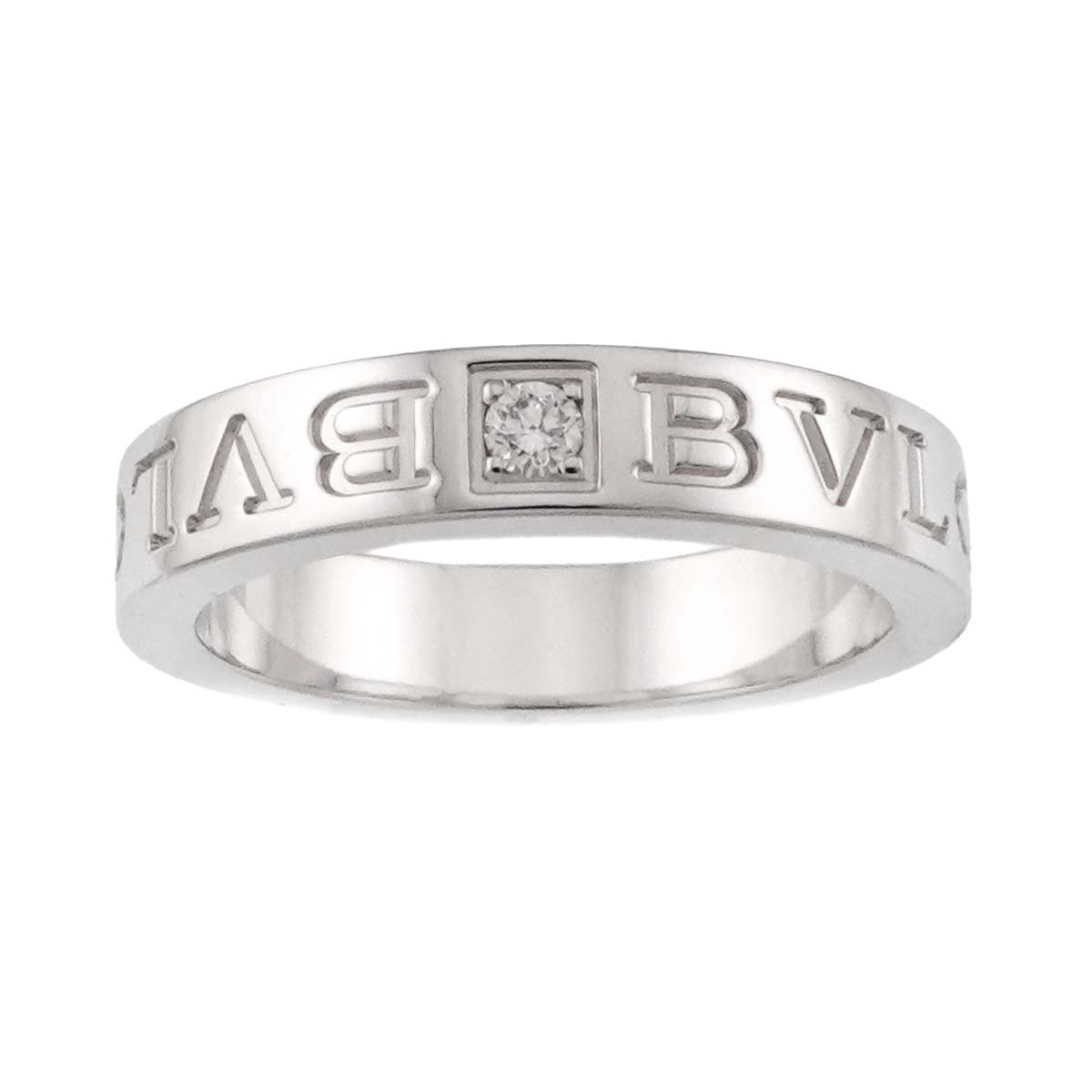 B-ZERO1 Diamond Ring 18K WG 750 size5.75-6(US)