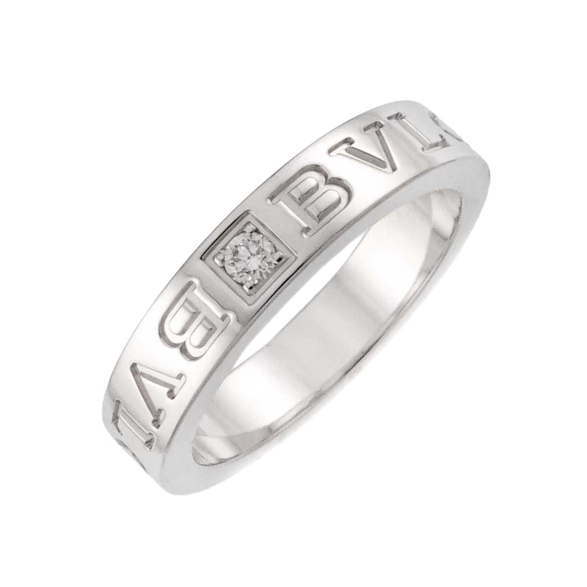 B-ZERO1 Diamond Ring 18K WG 750 size5.75-6(US)