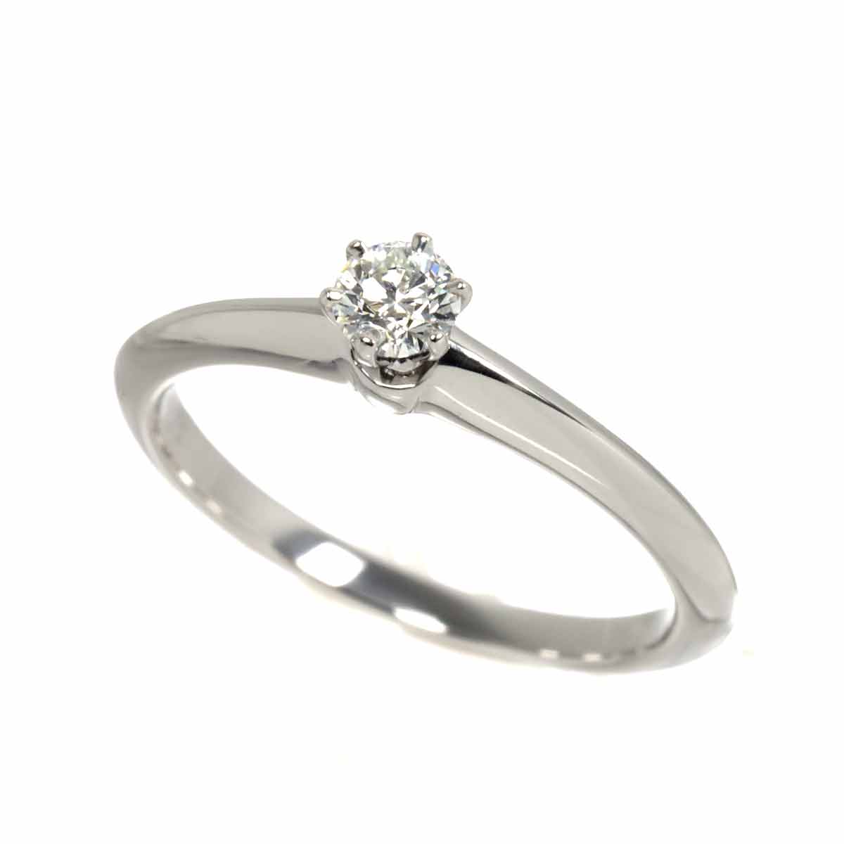 Diamond 0.19ct Ring Pt Platinum Size6(US)