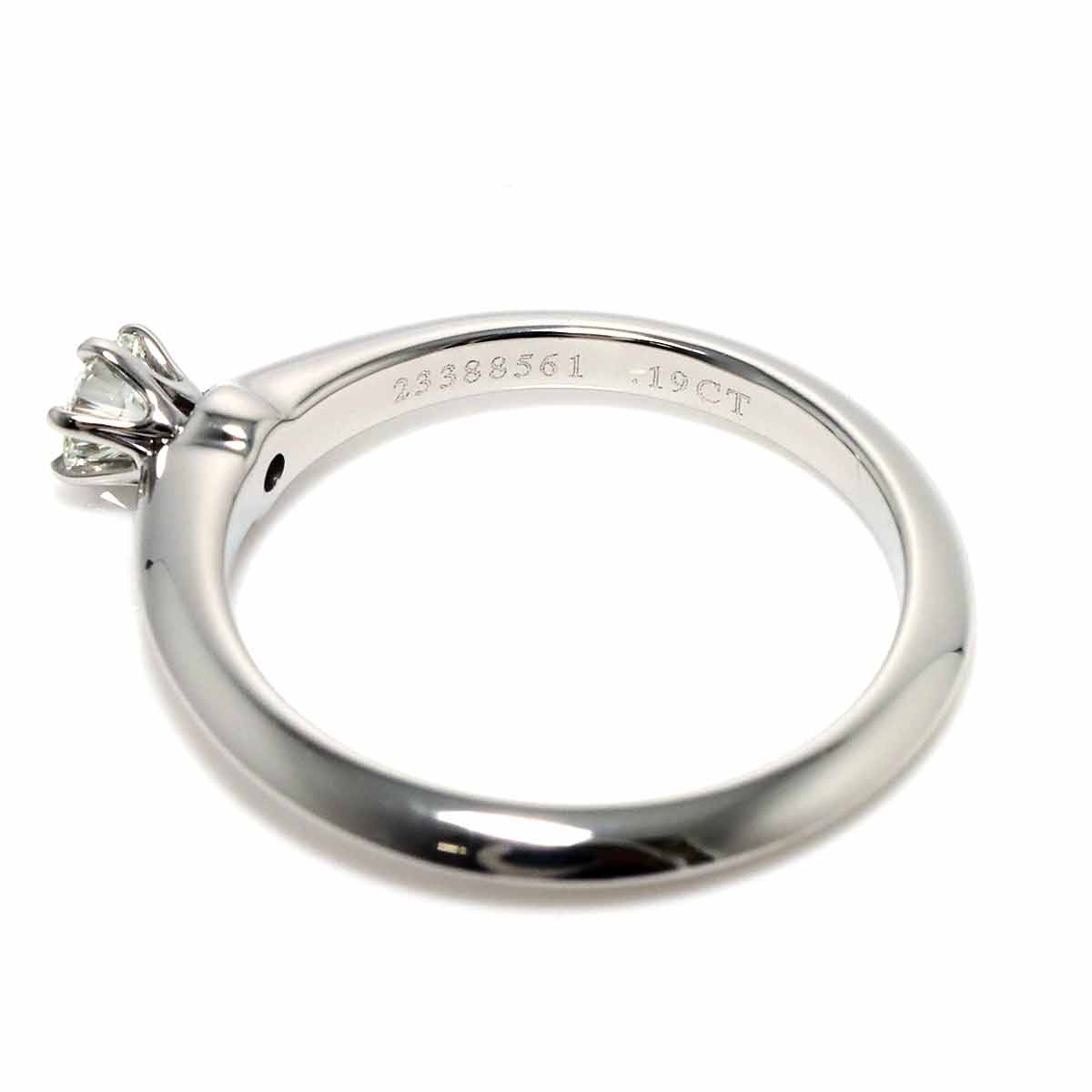 Diamond 0.19ct Ring Pt Platinum Size6(US)