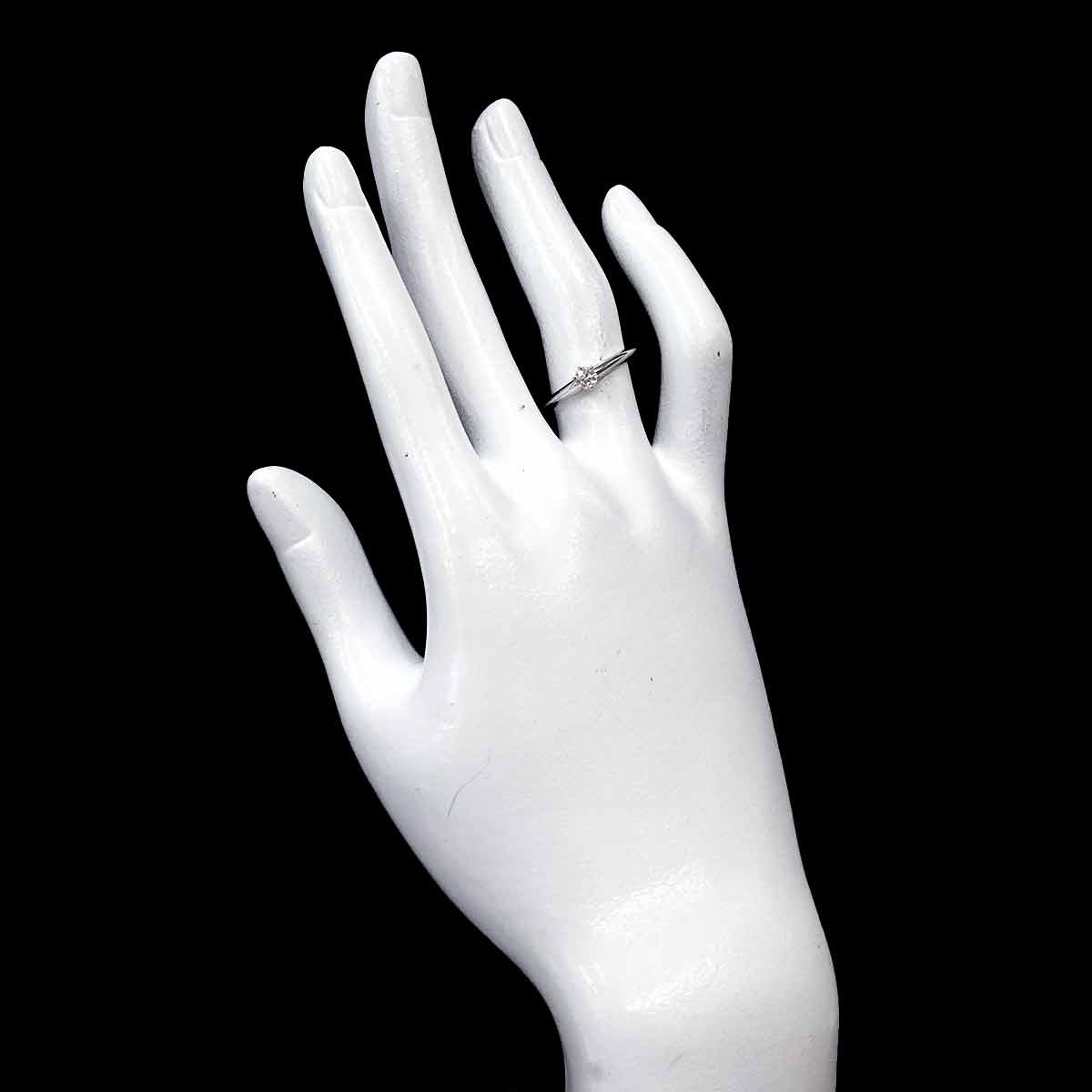 Diamond 0.19ct Ring Pt Platinum Size6(US)