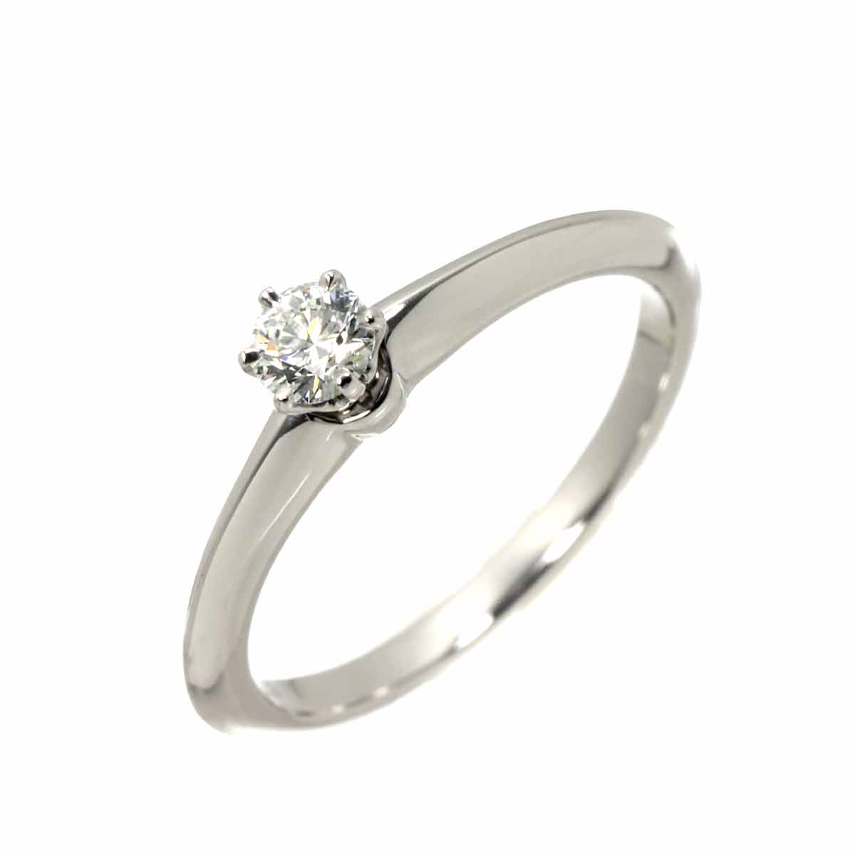 Diamond 0.19ct Ring Pt Platinum Size6(US)